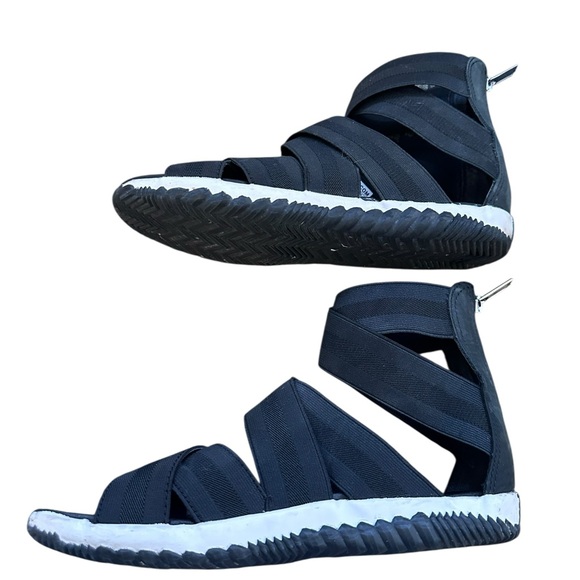 Sorel Out N About Plus Black Elasticized Strap Sandals Size 6 - Picture 4 of 7